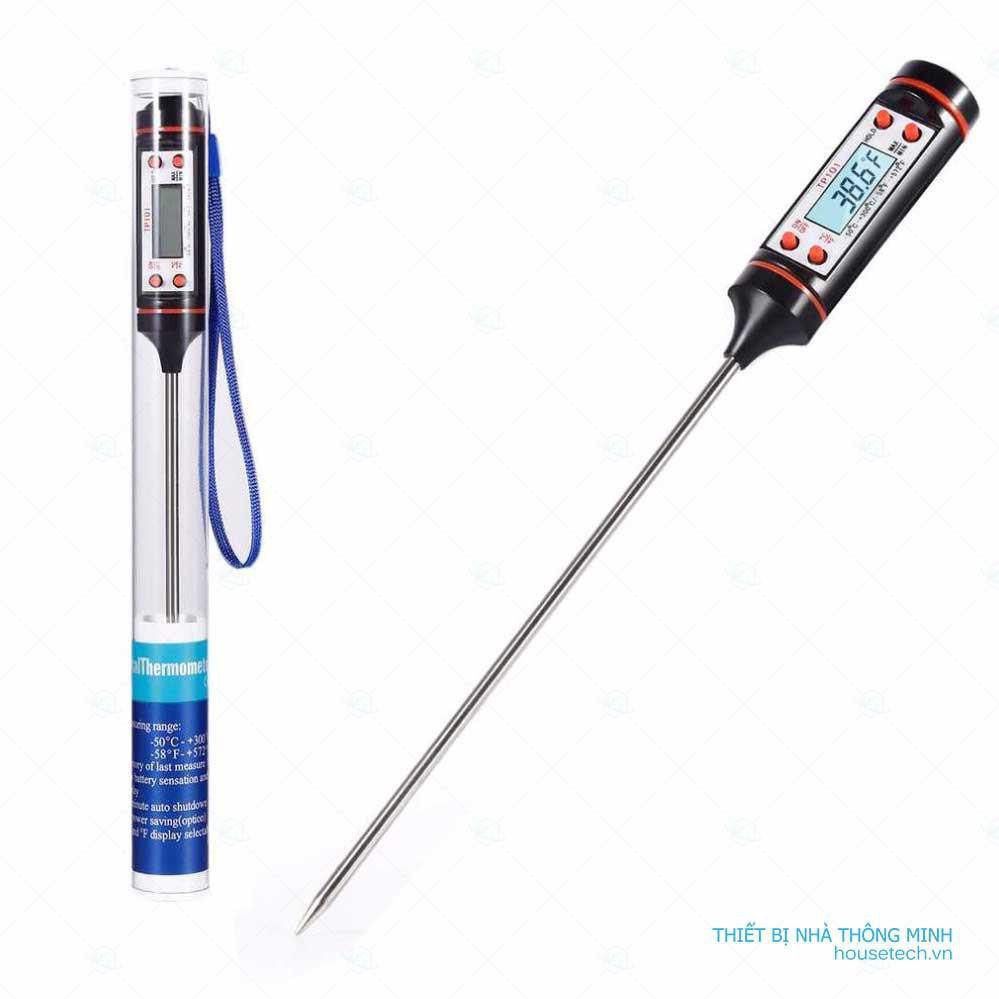 Que đo nhiệt độ sữa,nước TP101-Nhiệt kế thực phẩm-Máy do nhiệt độ nước