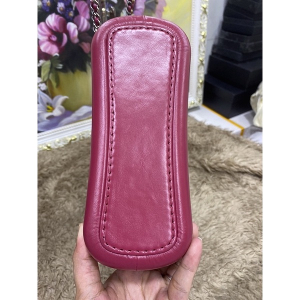 Túi xách hobo hồng sen size 20