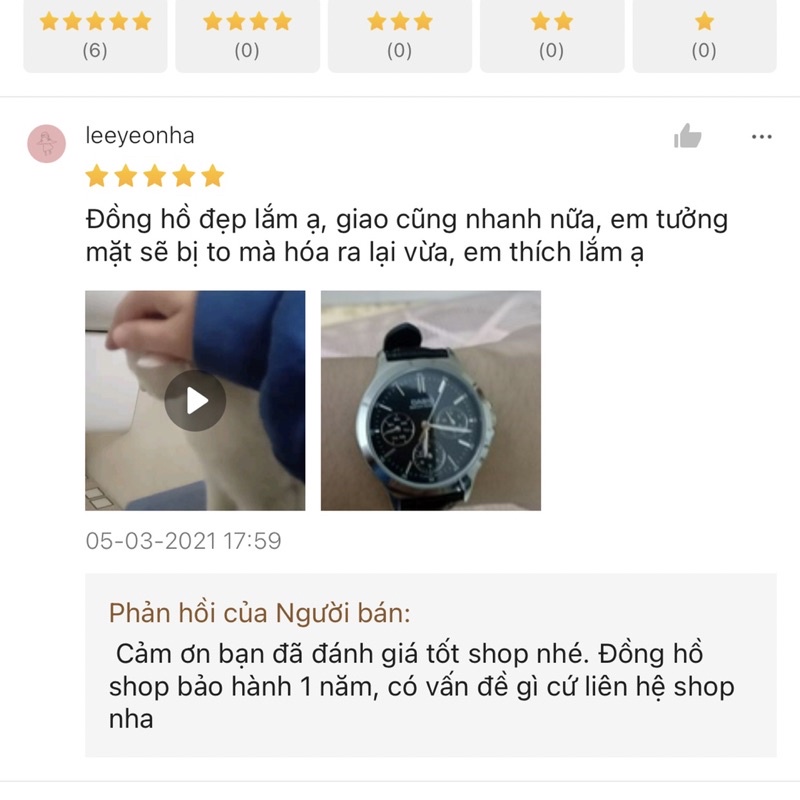Đồng hồ nữ thời trang dây da mặt đen Casio LTP V300L-1AV kính Mineral chống nước 5ATM Bảo hành 1 năm Hyma watch