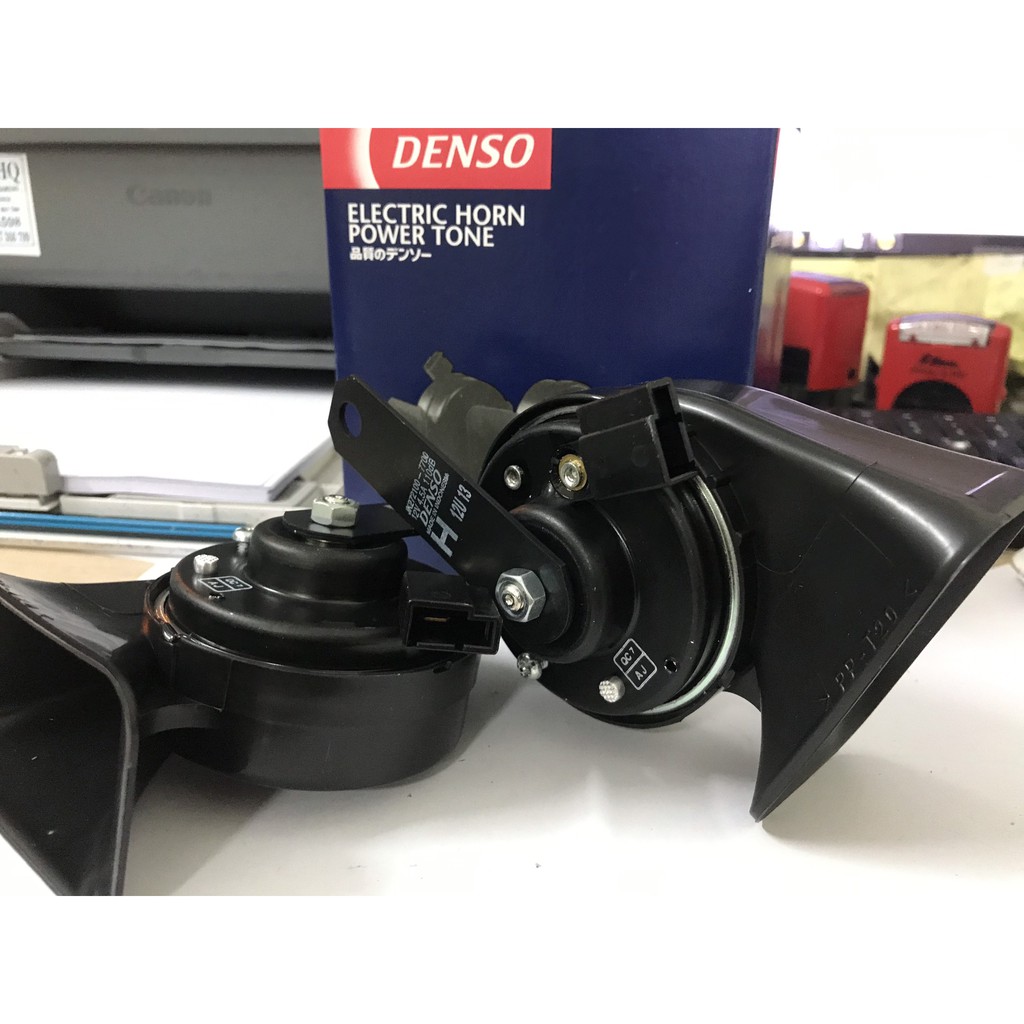 Còi sên 1 jack Denso cao cấp- Kèn 1 jack cho xe ôtô