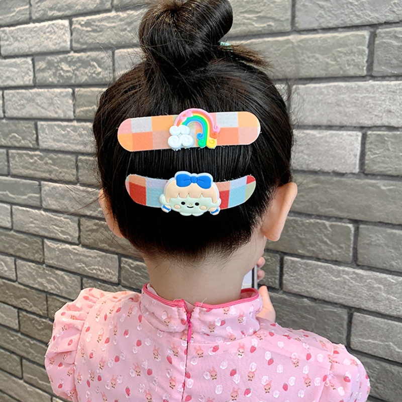 Miếng Dán Tóc Mái Dễ Thương Cho Bé Gái