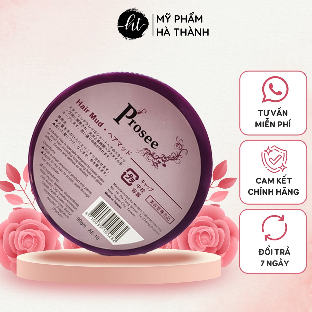 Sáp vuốt tóc Prosee tạo kiểu, không gây bết dính 90g HT241