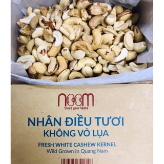 Hạt Điều Tươi Tách Vỏ Lụa noom