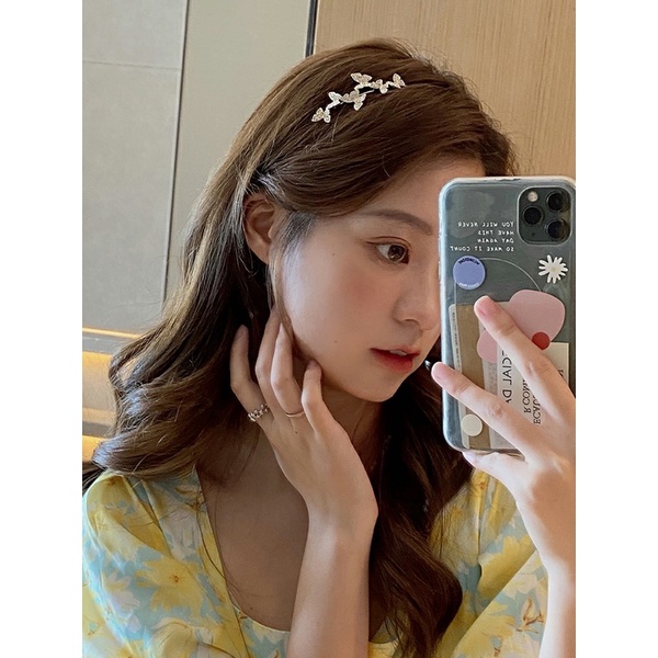 Băng đô, cài tóc thời trang đính đá hàn quốc ủa