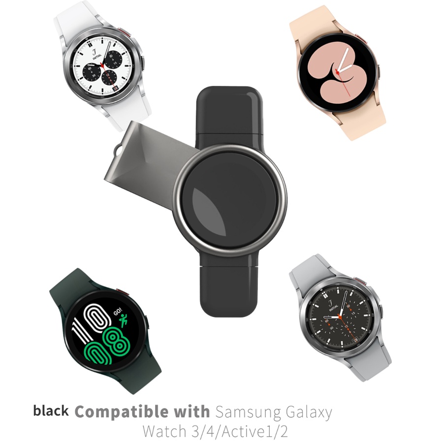 Cáp sạc HOCE 2 trong 1 thích hợp cho iWatch 7 6 5 4 3 2 1 Samsung Galaxy Watch 4 3 Classic Active1 2