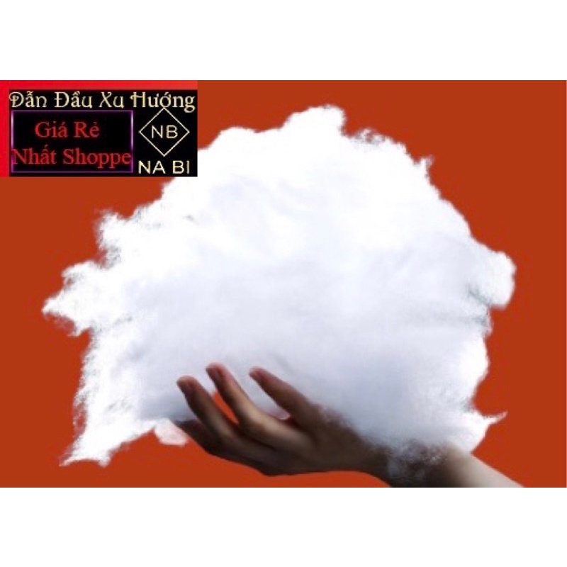 Bông gòn nhồi gối cao cấp bông gòn lông vũ nhân tạo siêu mềm mịn chuyên dùng làm gối cho khách sạn resort chuẩn 5 sao bô
