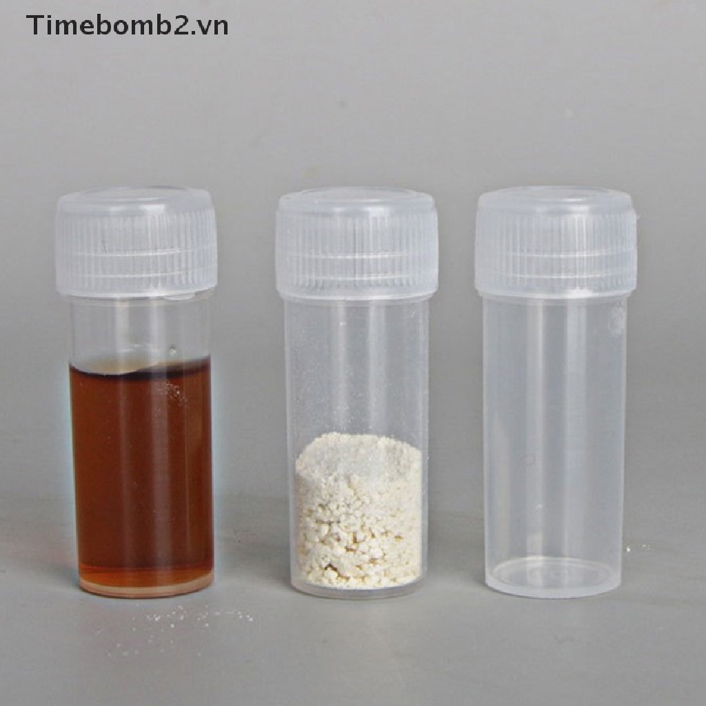 Bộ 50 Chai Nhựa Kiểm Tra Mẫu Thử 5g