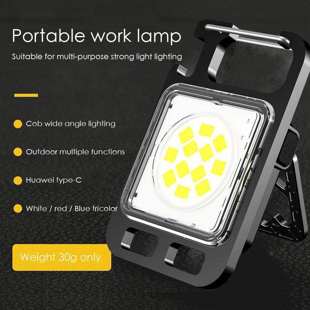 GOGOUP Móc Khóa Đèn Led Mini Đa Năng