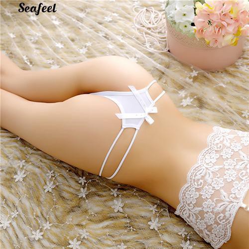 Quần lót dây đính khoen kim loại gợi cảm cho nữ