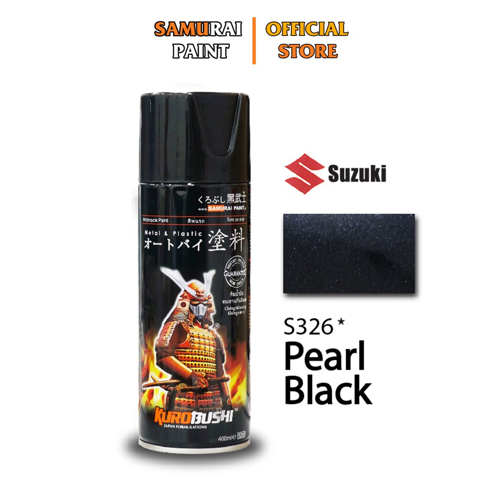 Chai Xịt Sơn Samurai S326 Chính Hãng Màu Đen Ngọc