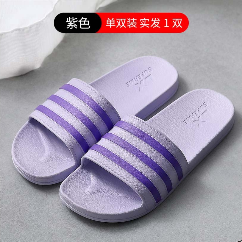 Dép đi trong nhà, mang trong văn phòng, nhà tắm, Dép quai ngang 3 sọc, nhựa siêu bền chống trơn trượt ShopDep DNL26