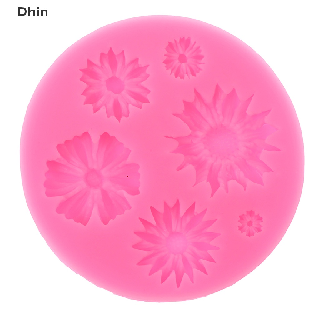 Khuôn Silicone Tạo Hình Cánh Hoa Hướng Dương 3D Chuyên Dụng Làm Bánh