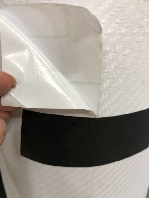 Decal carbon trắng trong và đục