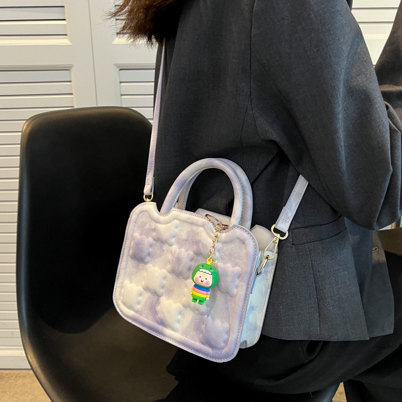 Túi Xách Dáng Vuông Màu gradient Dễ Phối Đồ Thời Trang Cho Nữ