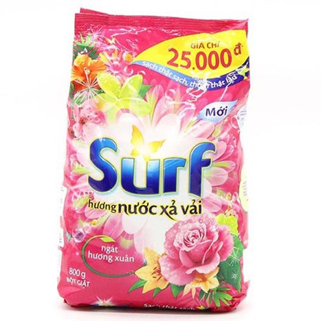 Combo 2 BỘT GIẶT SURF 800GR