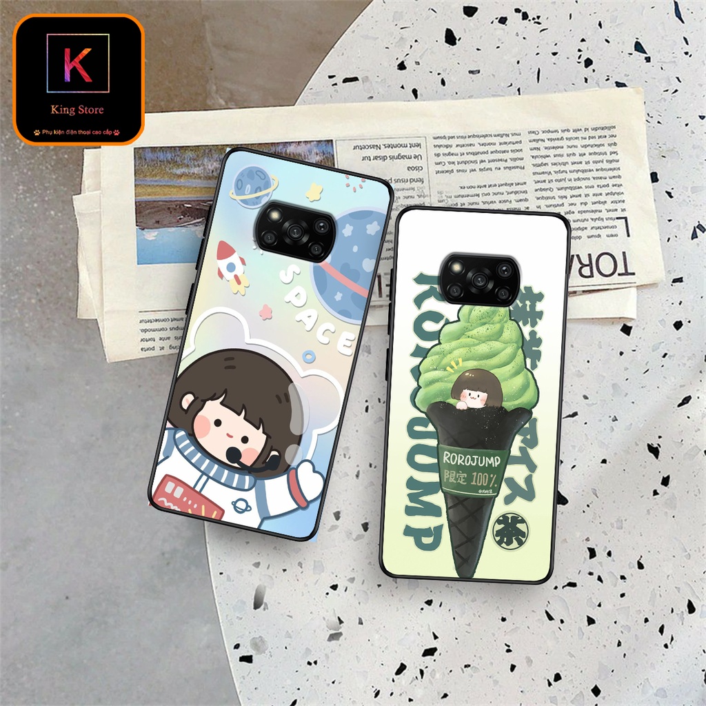 Ốp lưng Poco M3 - Poco X3 - Poco X3 Pro - Ốp in hình Ngân hà &amp; RoroJump siêu đẹp
