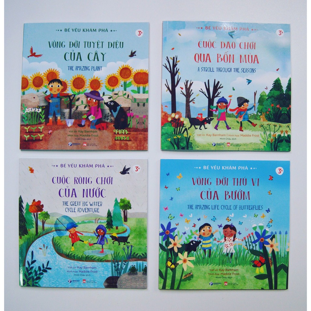 Combo Sách Bé Yêu Khám Phá - Trọn Bộ 4 Cuốn