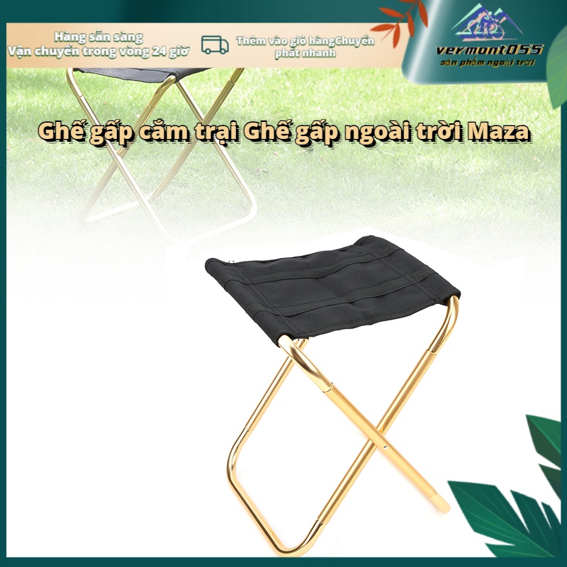 Có thể bán buôn Ghế cắm trại Mini di động gấp gọn nhẹ cho du lịch ngoài trời Câu cá BBQ Đi bộ đường dài Hàng giao ngay Vermont055