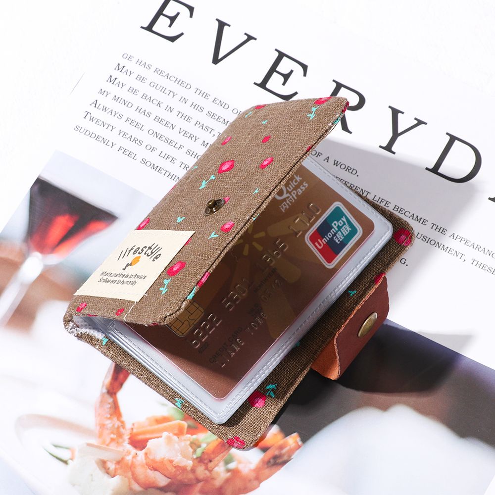 UPSTOP 1 Pc Convenient 20-compartment Wallet/Business Card Holder