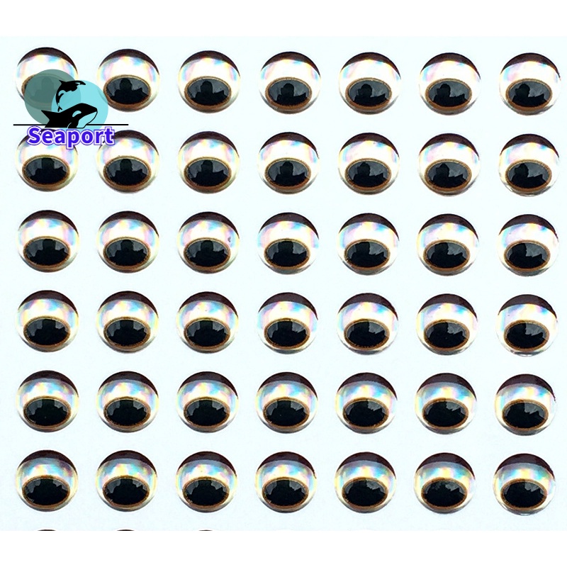 Bộ 20 Mắt Cá 3D 3MM Đến 6MM (Túi)