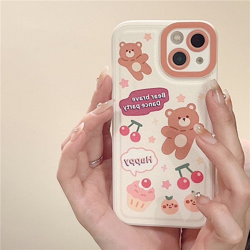 Ốp lưng iphone Ốp Lưng Họa Tiết Trái Vải Cho Iphone 7/7plus/8/8plus/x/xs/11/12/13/pro/max/plus/promax Dinuo case