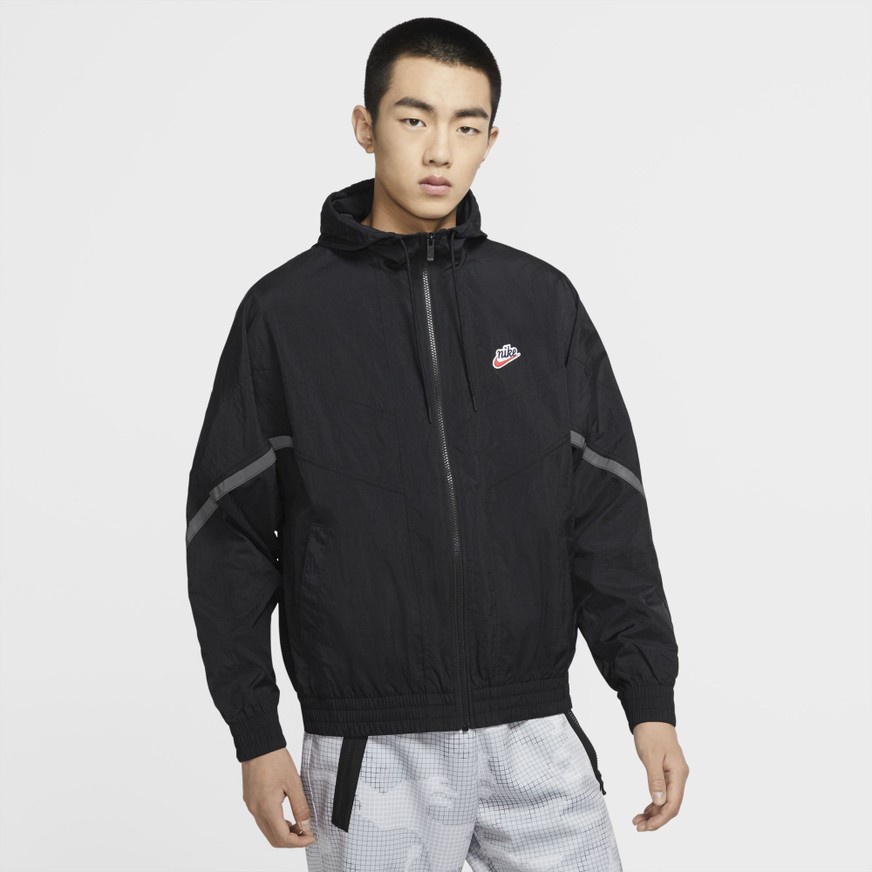 Áo khoác Nike Windrunner + Hooded Jacket - Đen