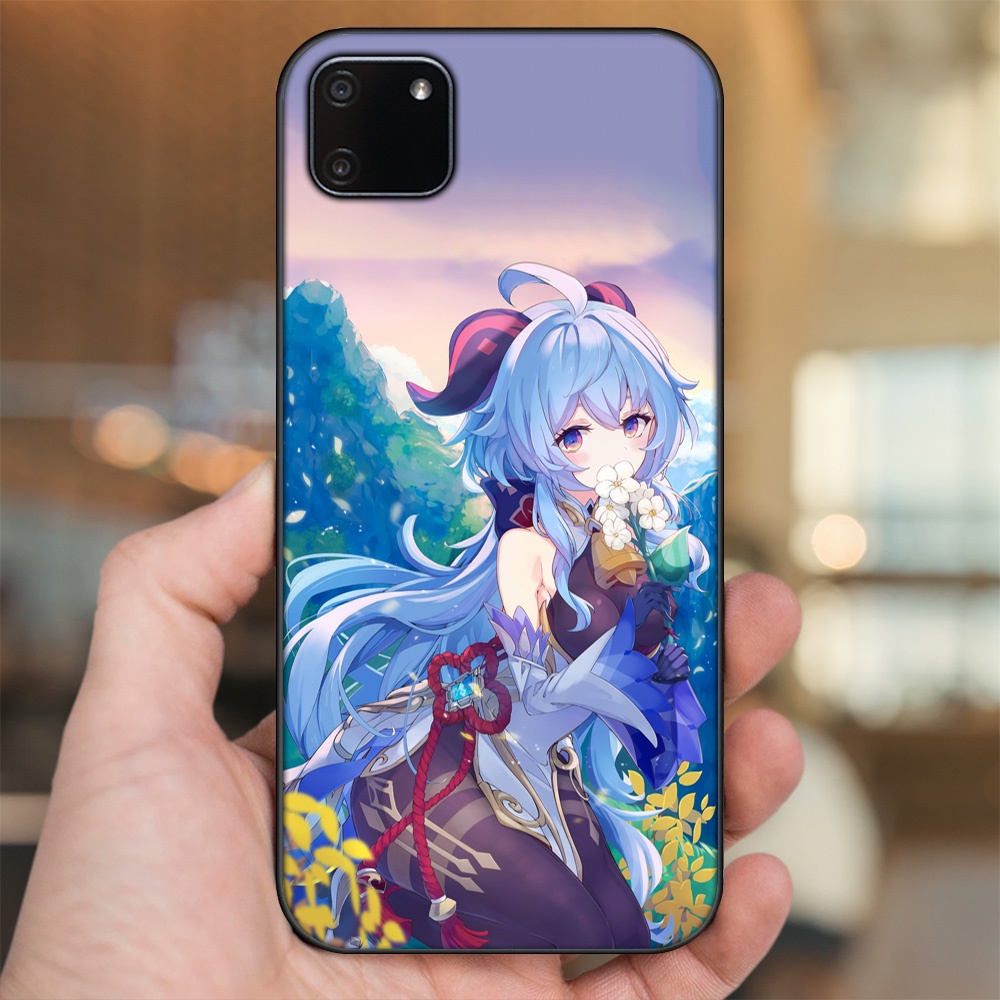 Ốp lưng Realme C11 2020 viền đen in hình Ganyu Genshin Impact