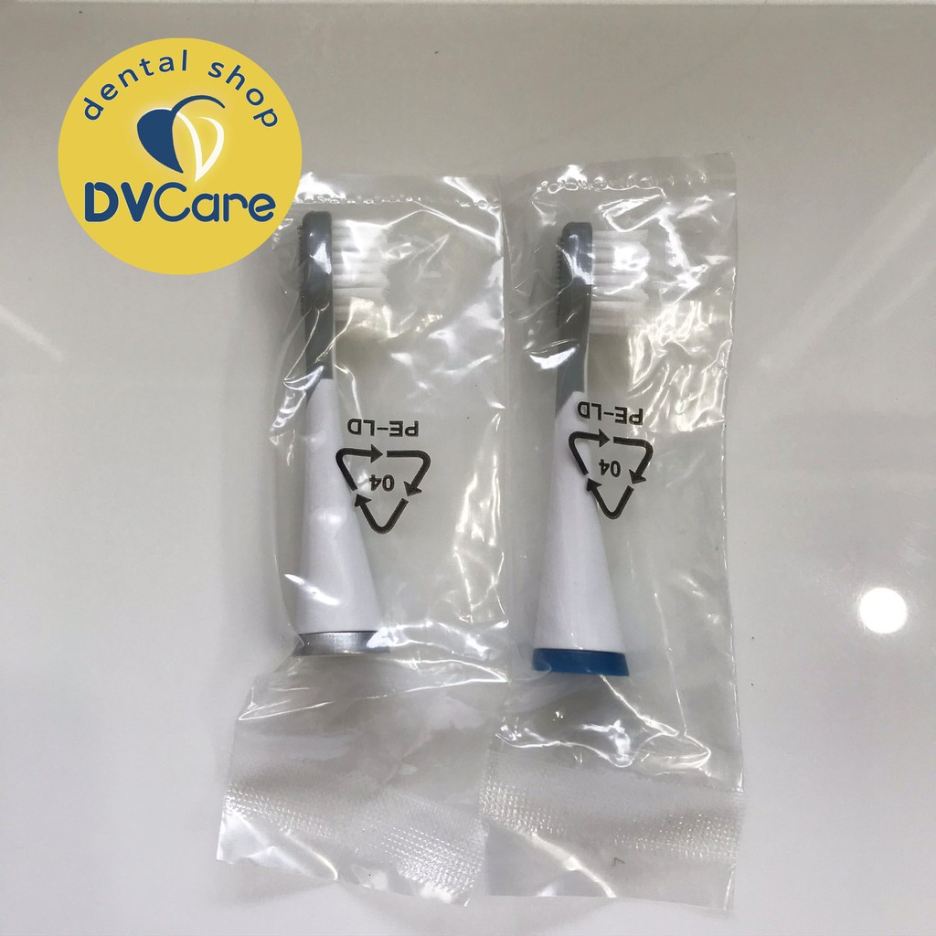 Set 2 đầu bàn chải thay thế của bàn chải điện sóng siêu âm Waterjet Sonic [dvcareshop]