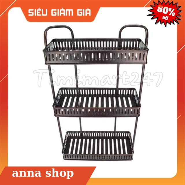 [ HÀNG ĐẸP ] Kệ Để Đồ 2-3 Tầng Inox Đen Siêu Chắc Chắn- Tiện Lợi -Giá Để Gia Vị Nhà Bếp Loại Đẹp- Kệ Nhà Tắm Thông Minh