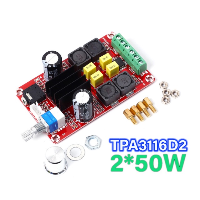 Mạch loa TPA3110 tích hợp Bluetooth 15W, TPA3116D2 2*50W (XH-M189) 5-24V, loa bass vi tính 4r 3w tròn , loa 4r 5w