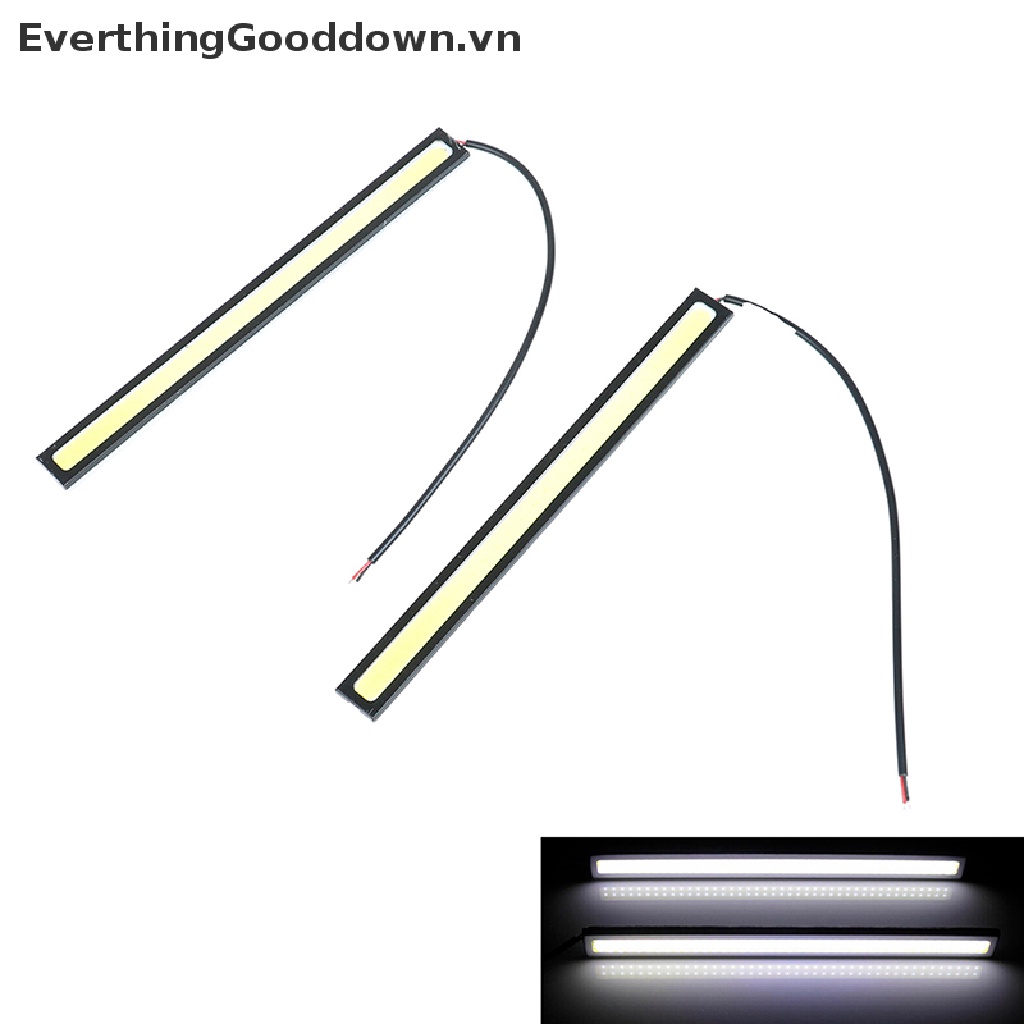 Everthinggooddown 2 Đèn led cob 12v Siêu Sáng Chống Thấm Nước Cho Xe Hơi
