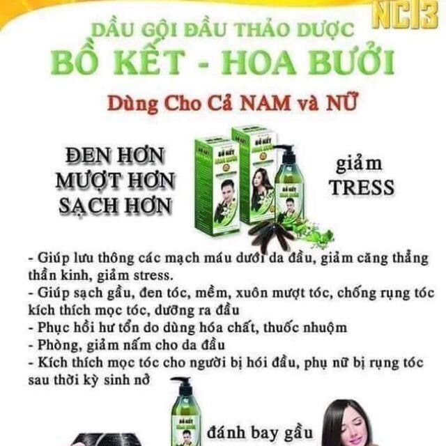 Dầu gội thảo dược bồ kết hoa bưởi NCT3 - Chính hãng NCT3 | BigBuy360 - bigbuy360.vn