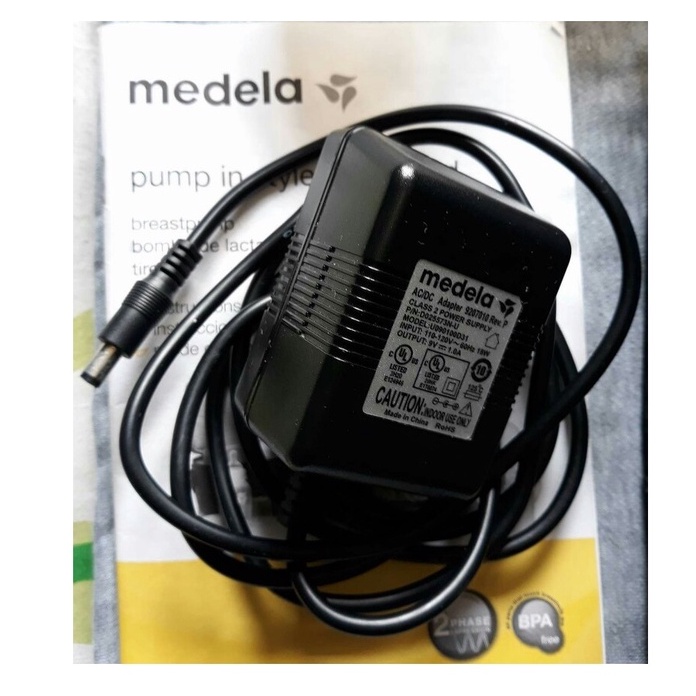 Củ sạc nguồn Medela Pump 220V mới - Hàng RIN CHÍNH HÃNG - THAY THẾ - Adaptor 9v dùng Cho Máy Hút Sữa Medela Pump các đời