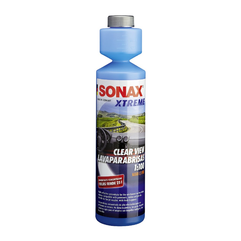 Nước rửa kính cao cấp Sonax Xtreme clear view 1:100  NanoPro 250ml