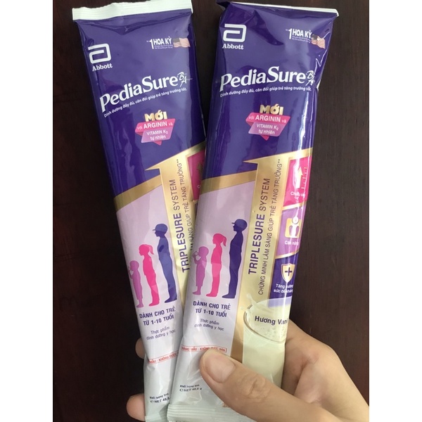 Combo 10 gói sữa pediasure vani mỗi gói 48,6g date: 12/2024