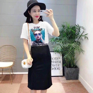 Set váy hàng Quảng châu