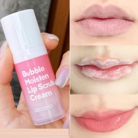 Tẩy Da Chết Môi Sủi Bọt Bubble Moisten Lip Scrub Cream Gecomo