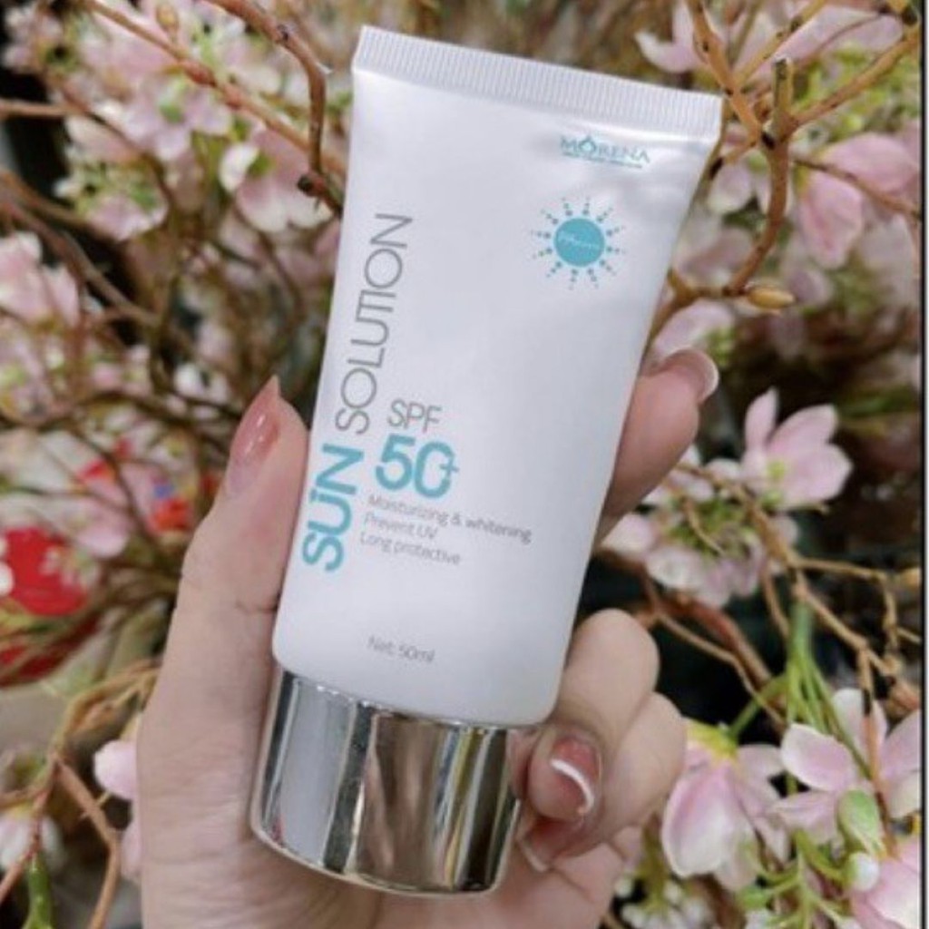 Kem Chống Nắng HUYỀN PHI MORENA Kem chống nắng Chỉ số chống nắng cao SPF50+ PA+++ 𝐂𝐇Ố𝐍𝐆 𝐋Ã𝐎 𝐇Ó𝐀