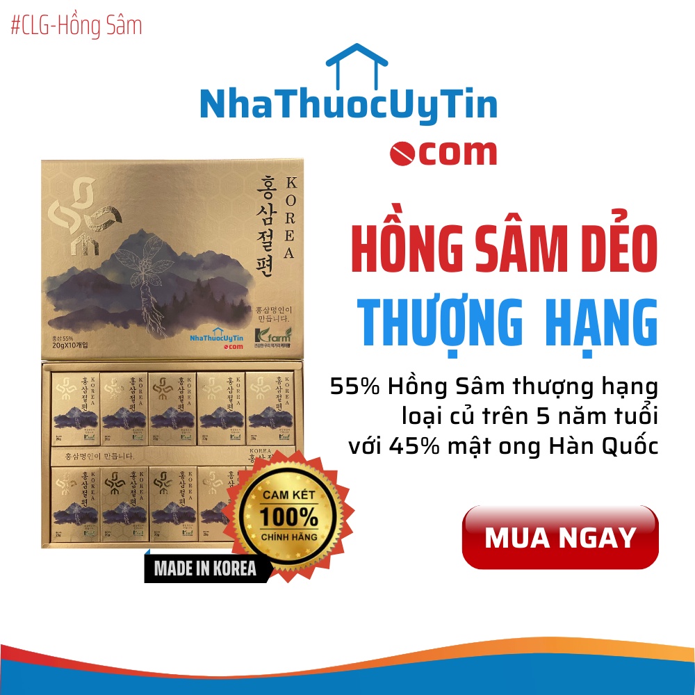 Hồng Sâm Dẻo Thượng Hạng Hàn Quốc KFARM