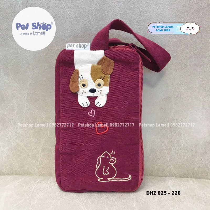 Bóp ví cầm tay nhiều ngăn PETSHOP chứa điện thoại, vật dụng - DHZ 025