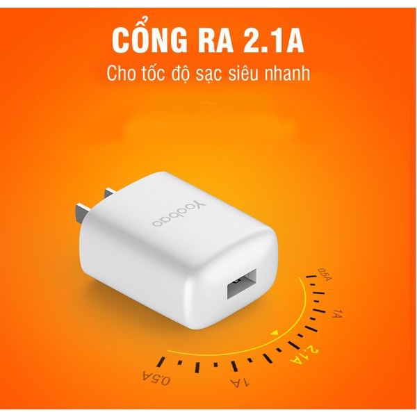 Củ sạc YB-721 2.1A Yoobao - Hàng chính hãng