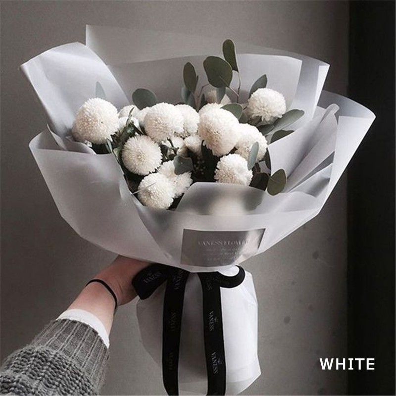 Cuộn giấy gói quà màu trơn 58x58cm tiện dụng