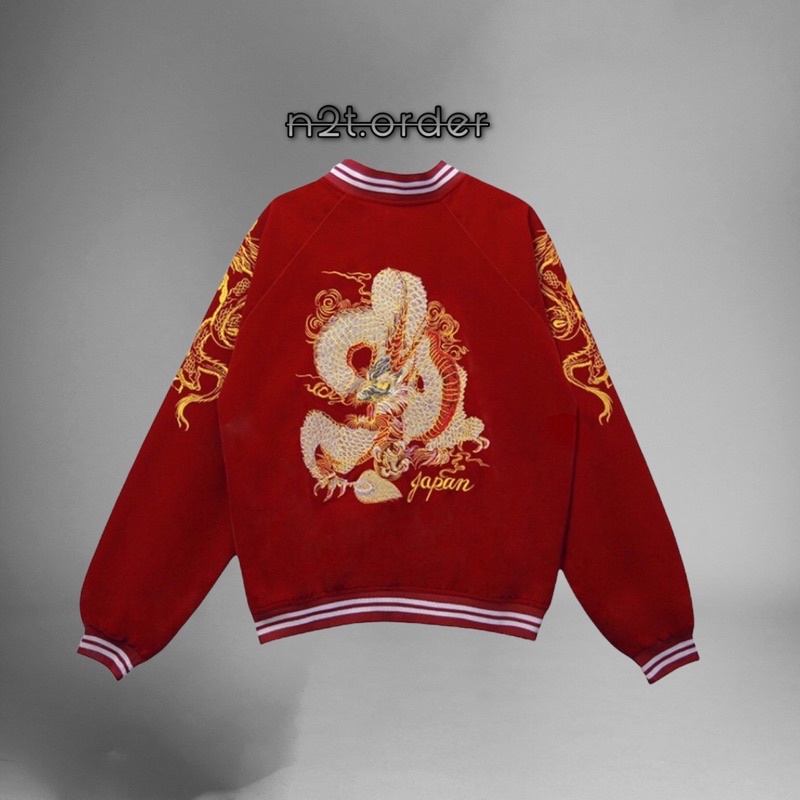 Áo Khoác Bomber Sukajan Jacket Hoạ Tiết Thêu