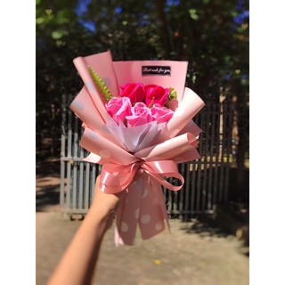Sỉ 10 bó hoa sáp 5 bôg