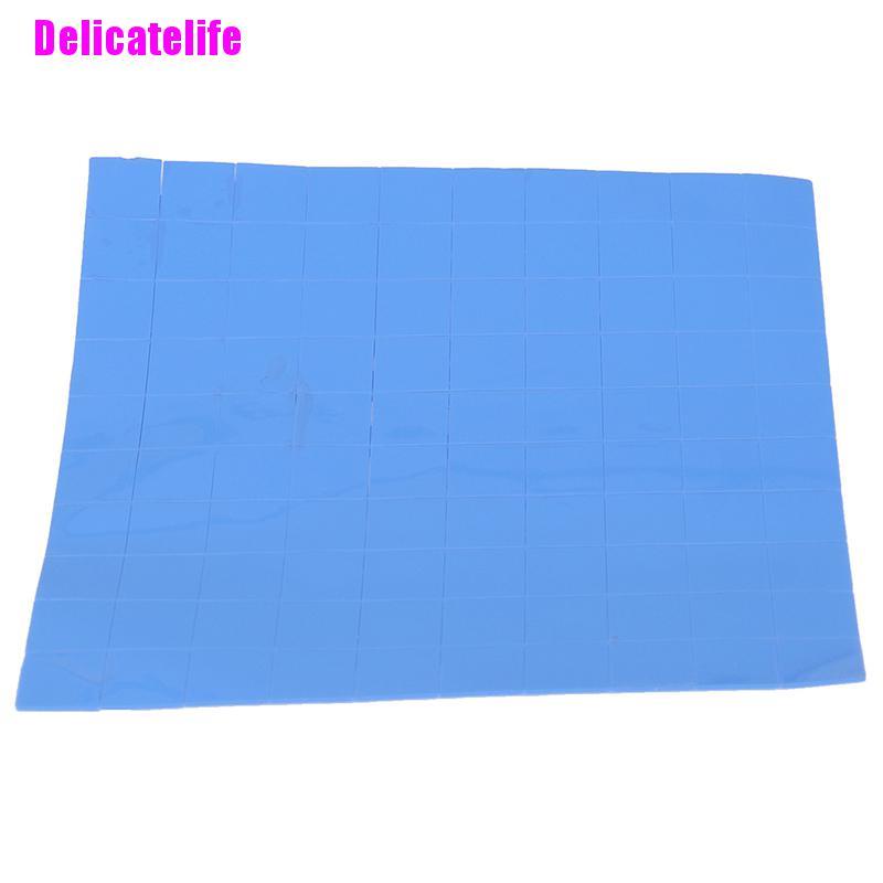 Set 100 miếng đệm tản nhiệt CPU 10*10*0.5mm bằng silicon