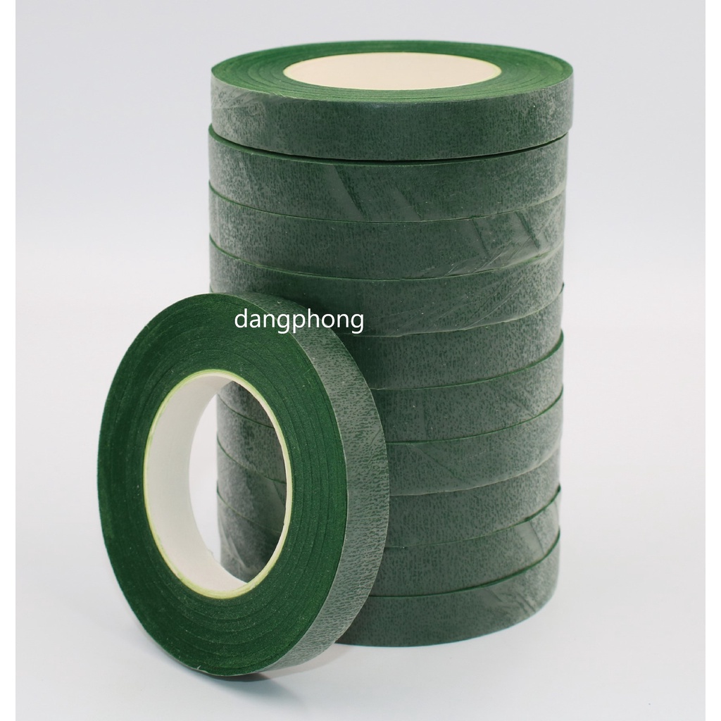 Băng Keo Sáp Đài Loan 1.2cmx30 yard Quấn Cành Làm Hoa giả,Đồ Trang Trí Handmade