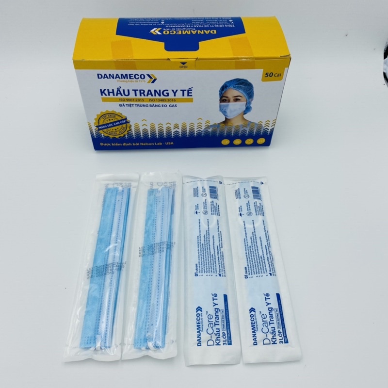 Khẩu trang y tế Danameco chuyên dùng co các Y Bác sĩ trong bệnh viện.