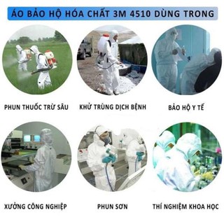 Quần áo bảo hộ chống hóa chất 3m4510- bhgt