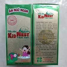 GIÁ GỐC 60K, ĐỔI NẮP HỘP CÒN 48K Yến sào Kidsnest Tâm Sen giúp bé ngủ ngon (kids nest / kidnest / kid's nest) 120ML