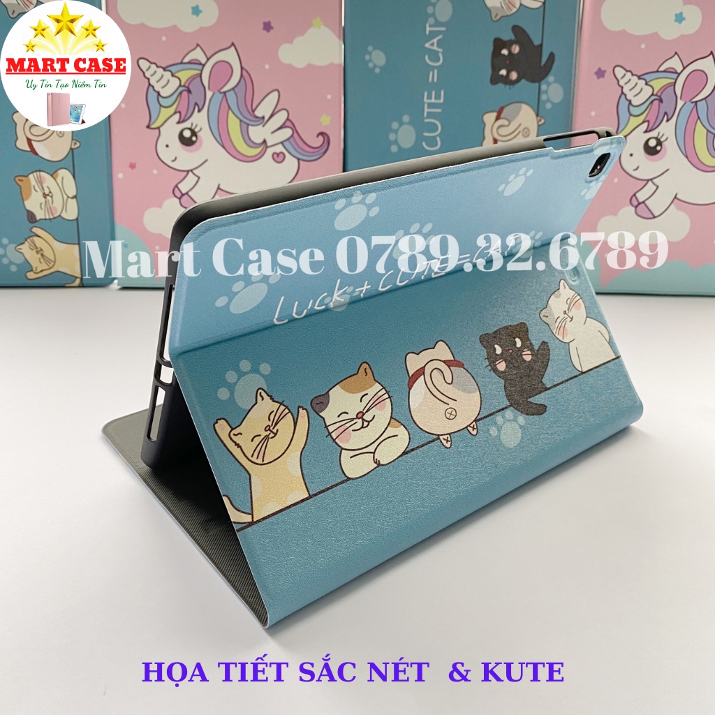 Ốp ipad Pro 11/Air 3/Pro10.5/Mni 1/2/3/4/5 Silicon hình cute -MART CASE